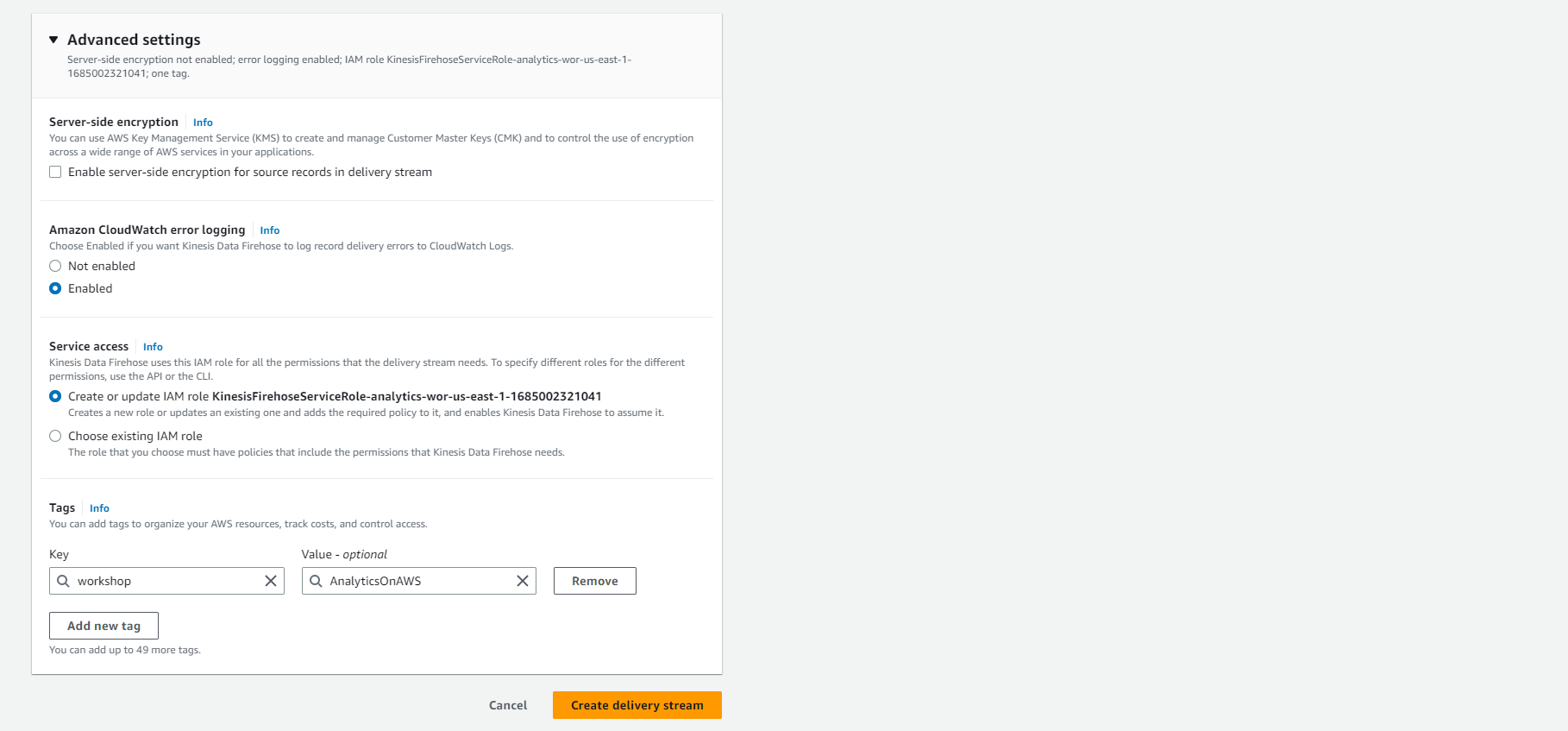 Data Analytics on AWS