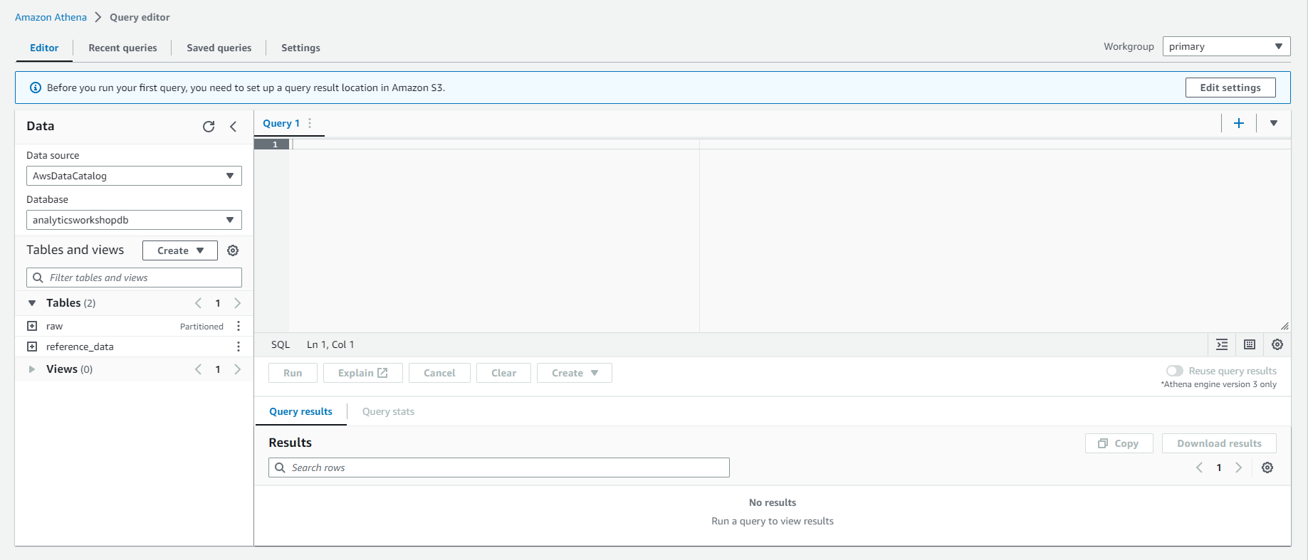 Data Analytics on AWS