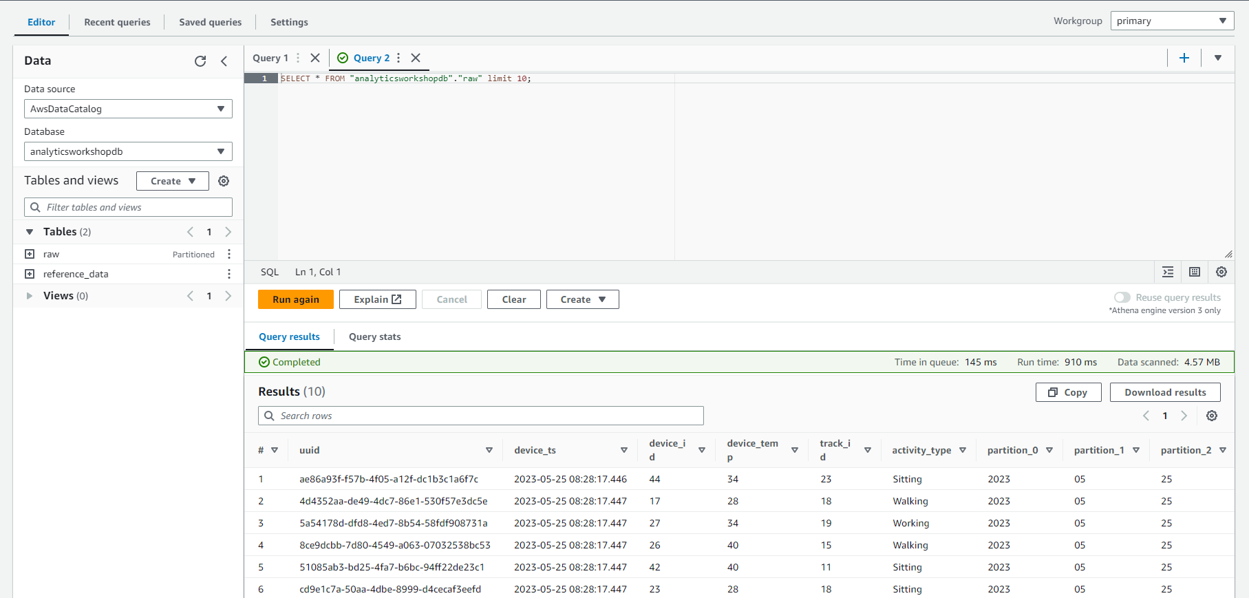 Data Analytics on AWS