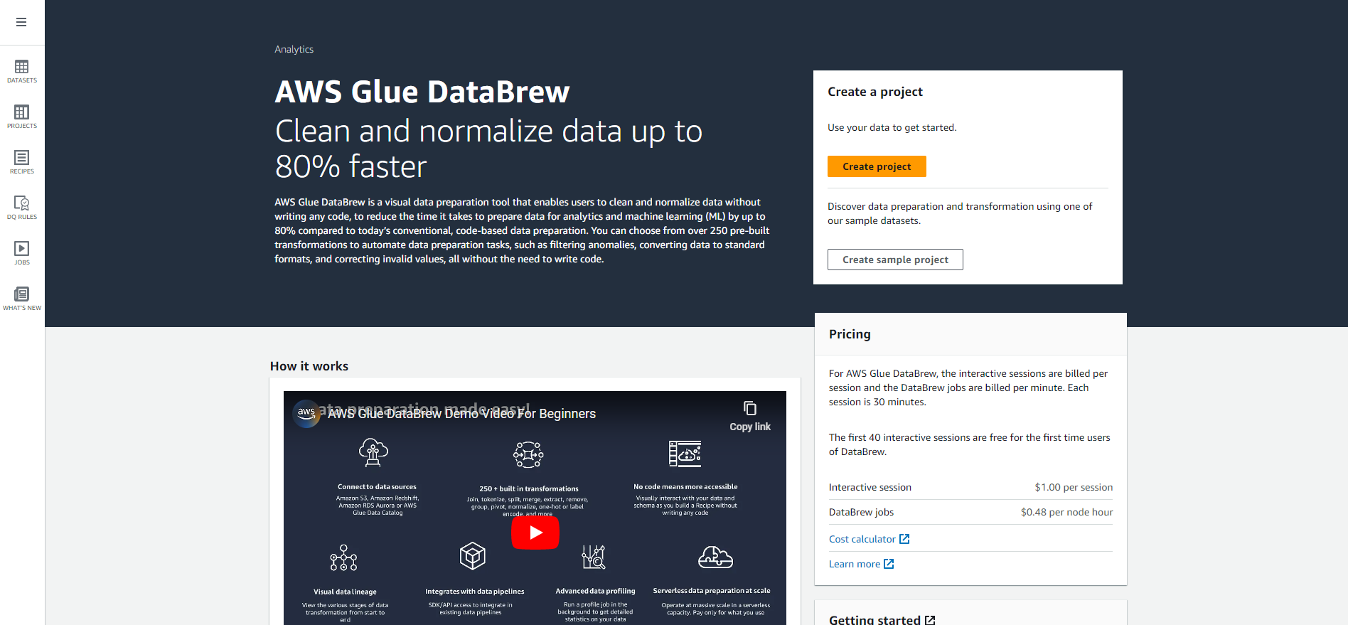 Data Analytics on AWS